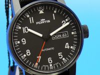 Fortis Spacematic Pilot Professional Black
