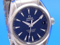 Omgea Semaster Aqua Terra Master Co-Axial Blue