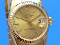 Rolex Datejust Medium 18K Gelbgold