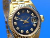 Rolex Lady Datejust 18K/750 Gelbgold Diamant Blatt