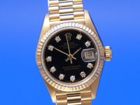 Rolex Lady-Datejust 18K/750 Gold Brillantblatt