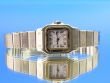Cartier Santos Damen Stahl/Gold