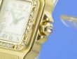 Cartier Santos Lady Automatik Gelbgold Diamanten