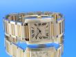 Cartier Tank Francaise Automatik Stahl/Gold