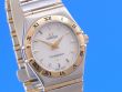 Omega Constellation Damen Stahl/Gold Perlmuttblatt