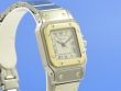 Cartier Santos Galbe Damen Stahl/Gold Automatik