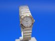 Omega Contellation Damen Stahl/Gold Perlmut Blatt