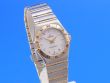 Omega Constellation Damen Stahl/Gold Perlmuttblatt