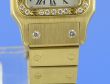 Cartier Santos Lady Automatik Gelbgold Diamanten