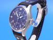 IWC Big Pilot grosse Fliegeruhr 7 Tage Stahl Leder Ref. IW500401