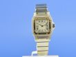 Cartier Santos Galbe Damen Stahl/Gold