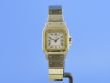 Cartier Santos Galbe Damen Stahl/Gold Automatik