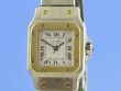 Cartier Santos Galbe Damen Stahl/Gold Automatik