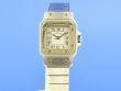 Cartier Santos Galbe Damen Stahl/Gold Automatik