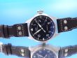 IWC Big Pilot grosse Fliegeruhr 7 Tage Stahl Leder Ref. IW500401