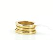 BVLGARI BULGARI B.ZERO 3-BAND RING GOLDRING 18K GOLD ROS�GOLD Gr.50