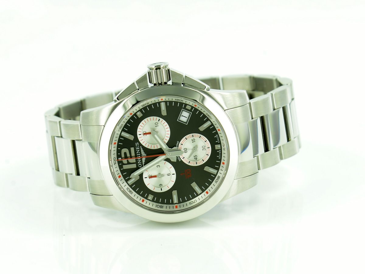 Longines Conquest 1/100th Roland Garros Chronograph L3.700.4.79.6