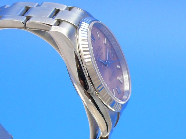 Rolex Air-King 114234 Wei�goldl�nette