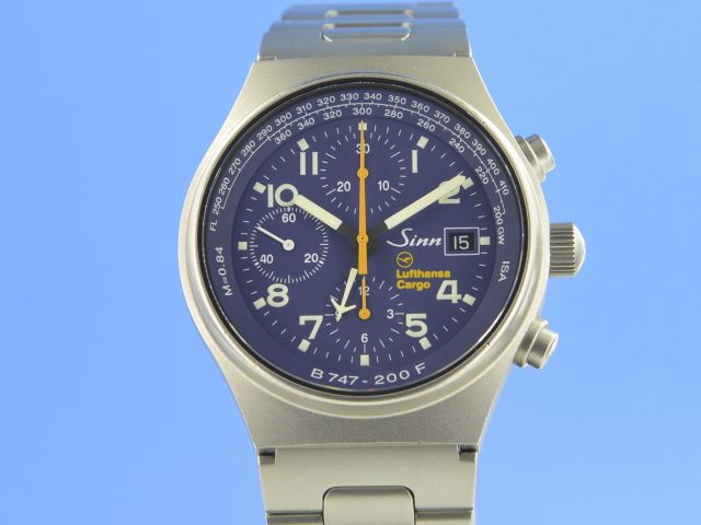 Sinn 144 GMT Lufthansa Cargo Chronograph Limited Edition B747-200F