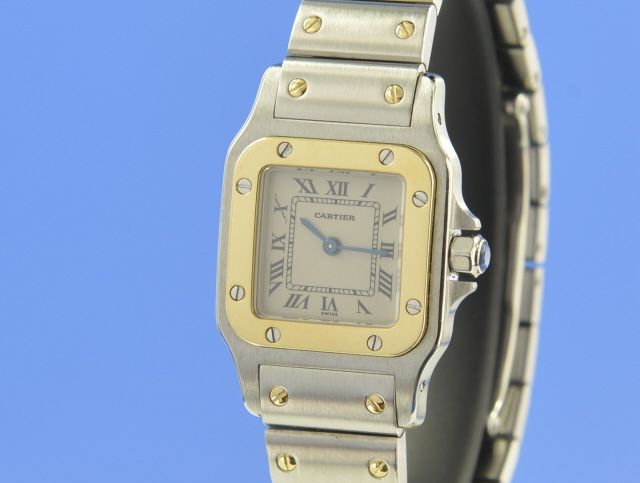Cartier Santos Galbee Gelbgold & Edelstahl