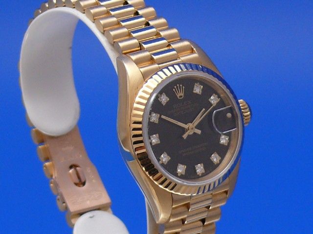 Rolex Lady-Datejust 18K/750 Gold Brillantblatt