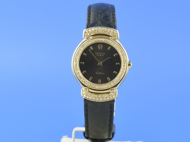 Rolex Cellini 18K Gelbgold Diamanten
