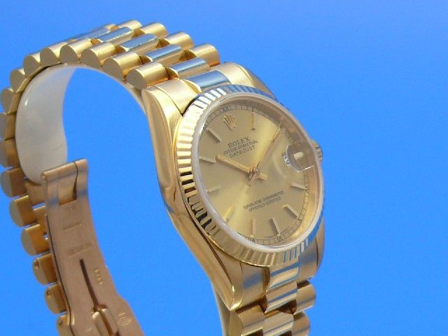 Rolex Datejust Medium 18K Gelbgold