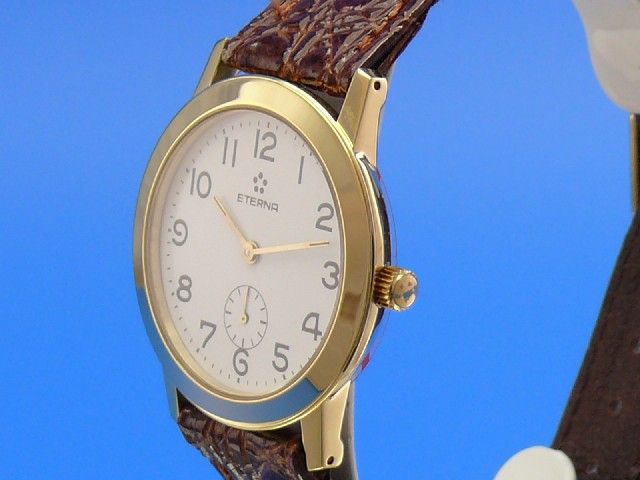 Eterna Herren/Damen Uhr 18K Gold