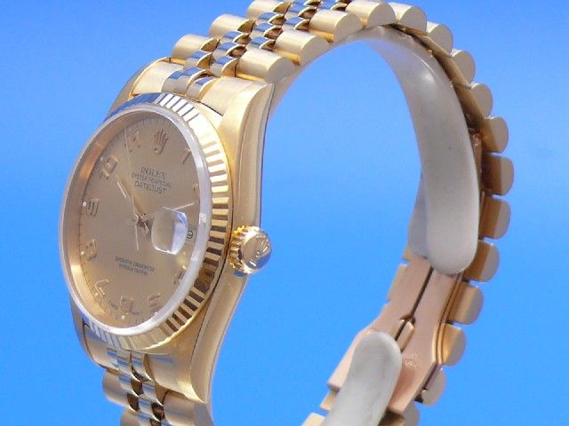 Rolex Datejust Herren 36 mm 18K Gold