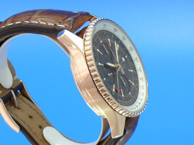 Breitling Navitimer World 18K Rsegold Limitiert!
