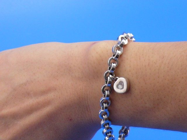 Chopard Happy Diamonds mit Herz 18kt Weigold Armband