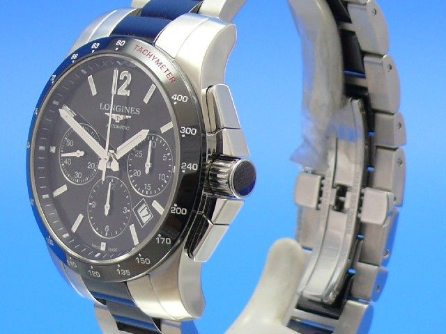 Longines Conquest Chronograph Keramik NP 2.780