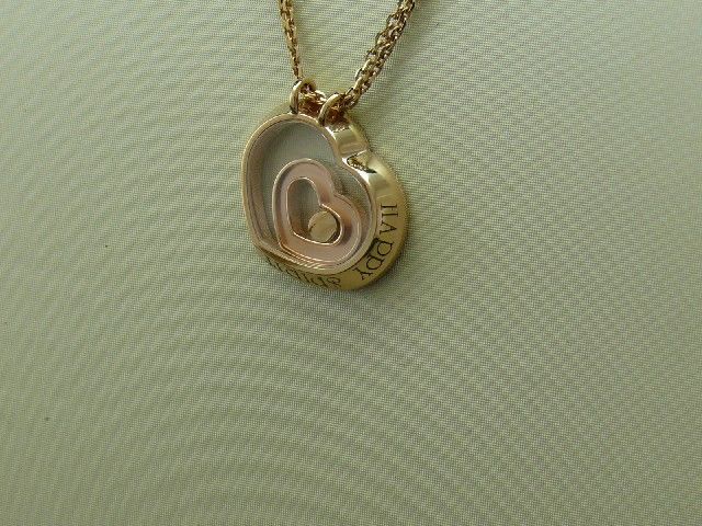 Chopard Happy Spirit Anhnger+Kette 18K RG UVP.2.870 