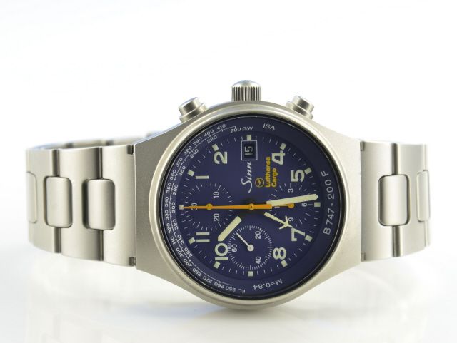 Sinn 144 GMT Lufthansa Cargo Chronograph Limited Edition B747-200F