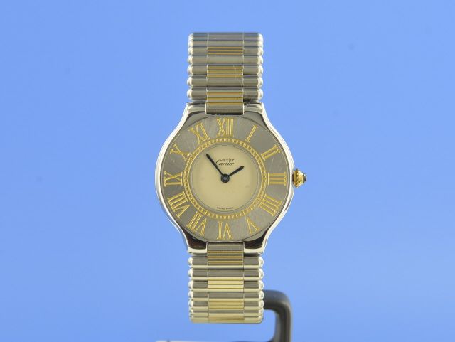 Cartier must 21 Quarz Damenuhr 31 mm