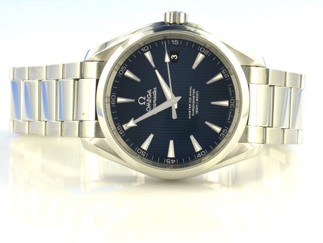 Omega Seamaster Aqua Terra 150M Co-Axial Blue Dail