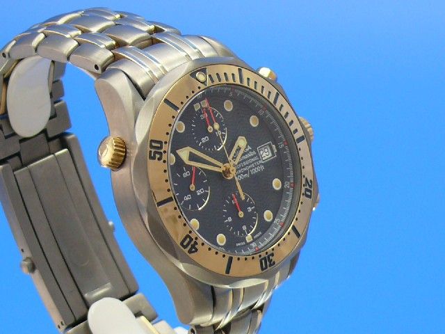 Omega Seamaster Diver 300 Chrono Titan/Rosgold