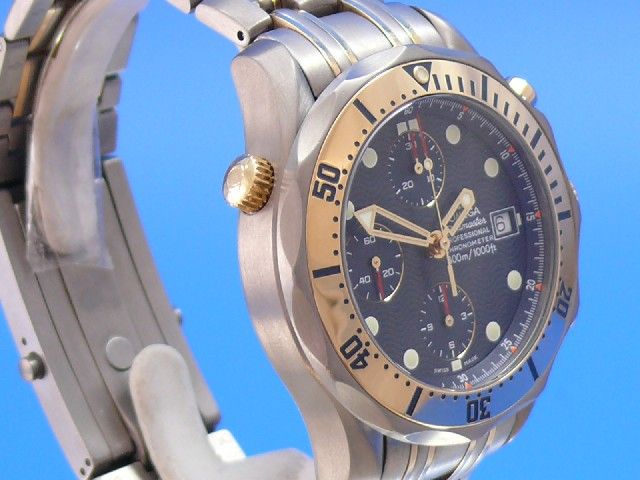 Omega Semaster Diver 300 Chronograph Titan /Gold