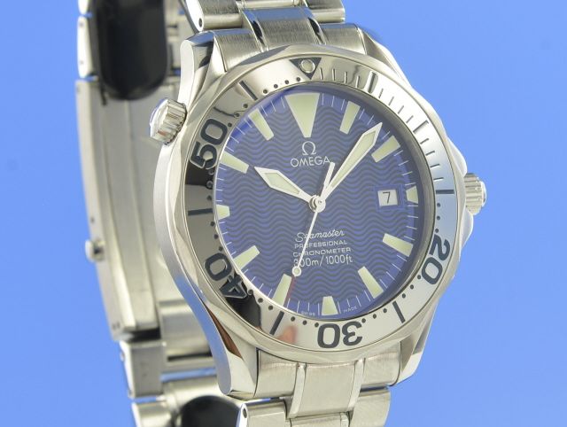 Omega Seamaster Diver 300M Blue Dial Automatik