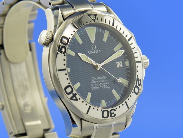 Omega Seamaster Diver 300M Blue Dial