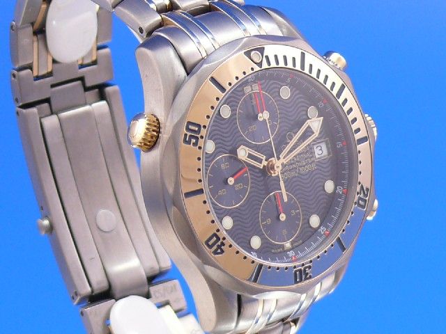 Omega Seamaster Diver 300M Chronograph Titan/Gold