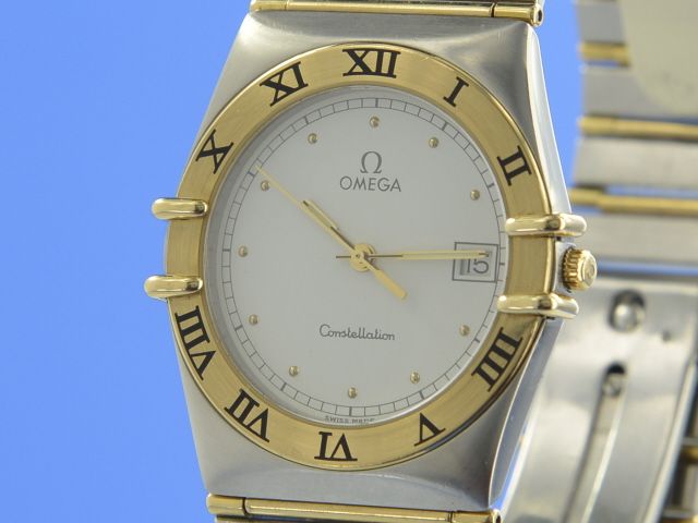 Omega Constellation Stahl/Gold Herren 34 mm