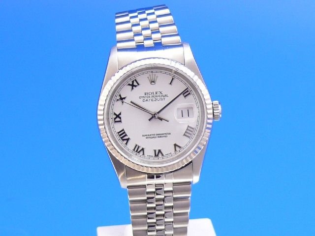 Rolex Datejust 36 mm Weigoldlnette