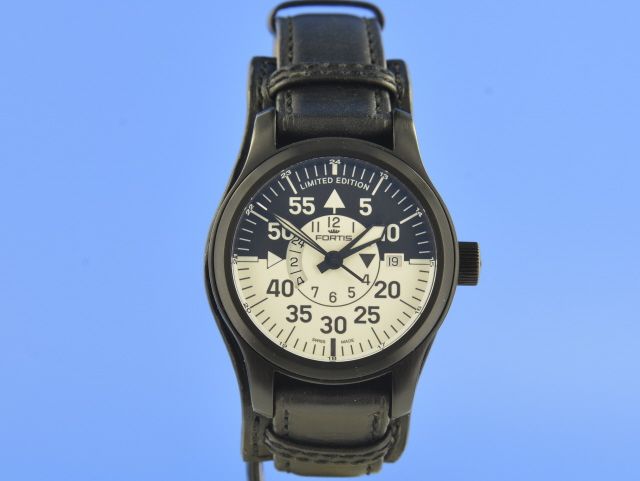 Fortis B-42 Flieger Black Cockpit GMT Limitiert auf 2012 St.