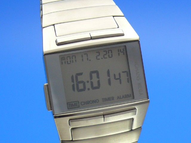 Junghans Mega 1000 Funkuhr Avantgrade
