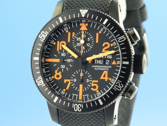 Fortis B-42 Black Mars 500 Chronograph Limited Edition