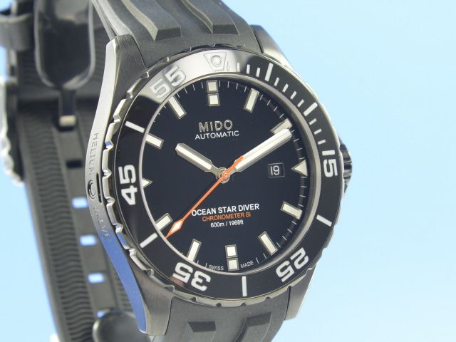 Mido Ocean Star 600 Black Chronometer