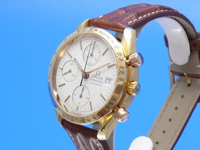Omega Speedmaster Date Chronograph 18K/750 Gold
