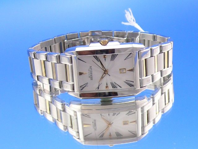 Michel Herbelin Kharga Herren Stahl/Gold UVP.750