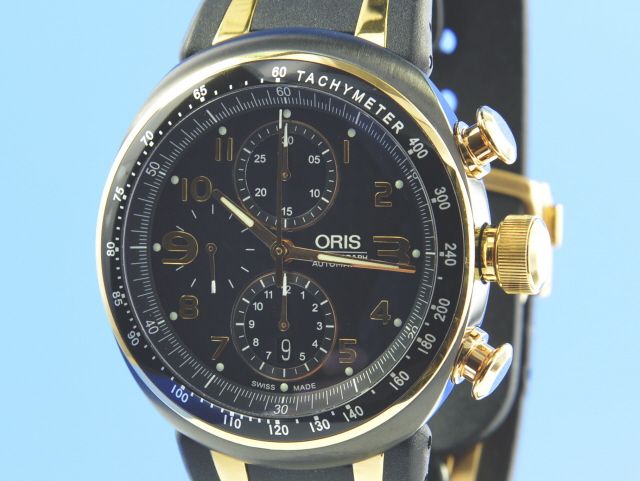 Oris TT3 Chronograph Formular Gold 7587 Titanium